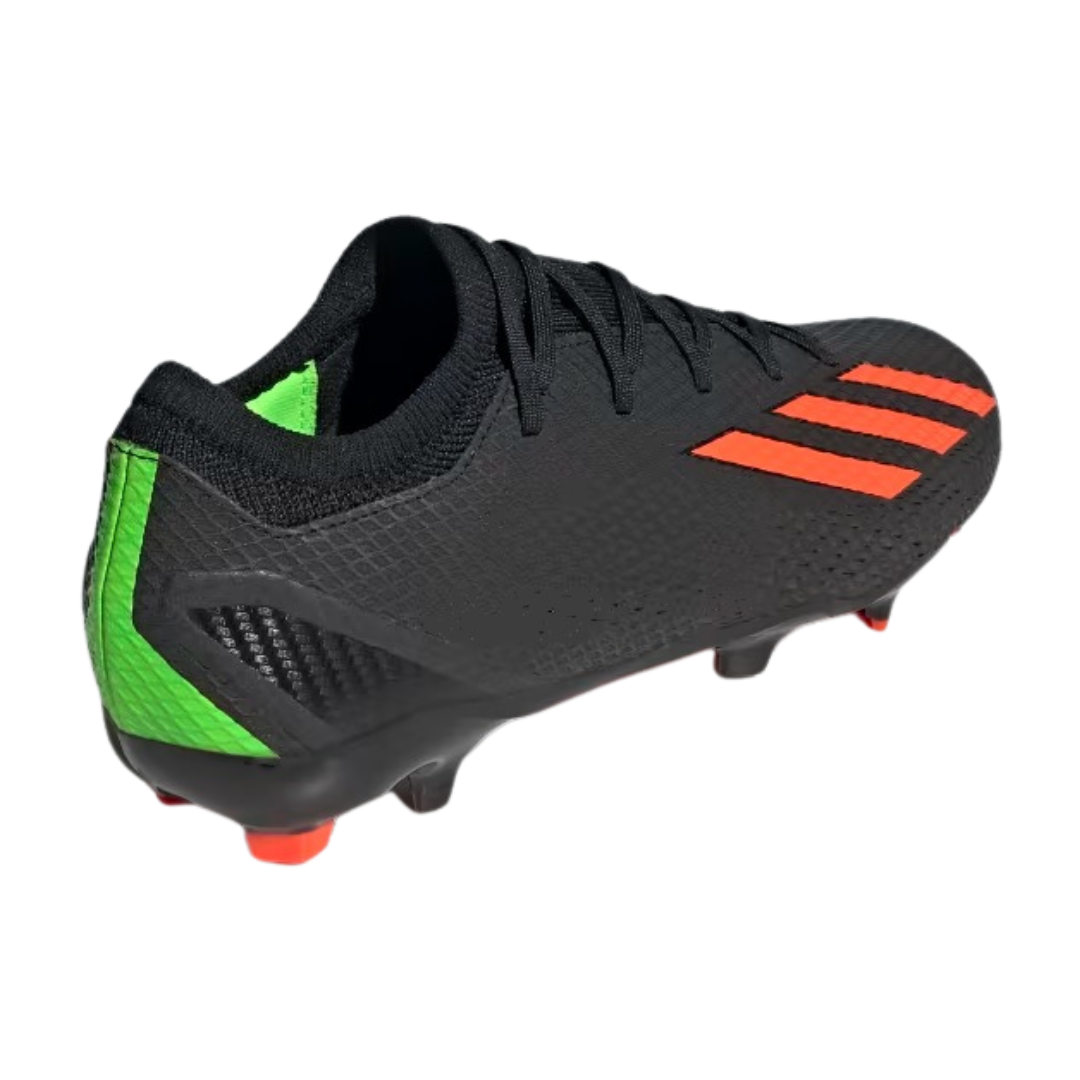 Adidas - Men's X Speedportal.3 FG 'Black Solar Red' - Core Black / Solar Red / Team Solar Green