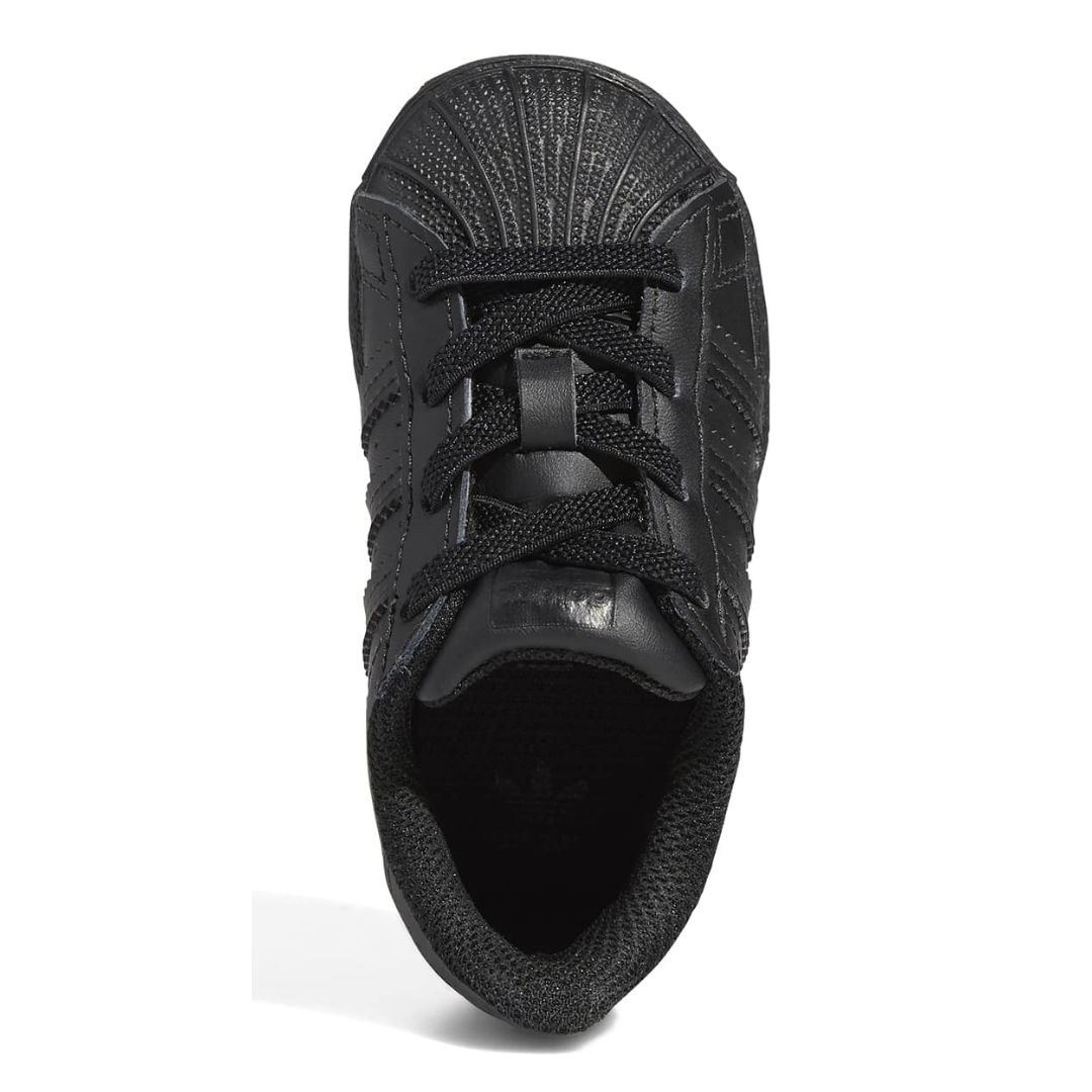 Adidas - Kid's Superstar EL I 'Triple Black' - Core Black / Core Black / Core Black