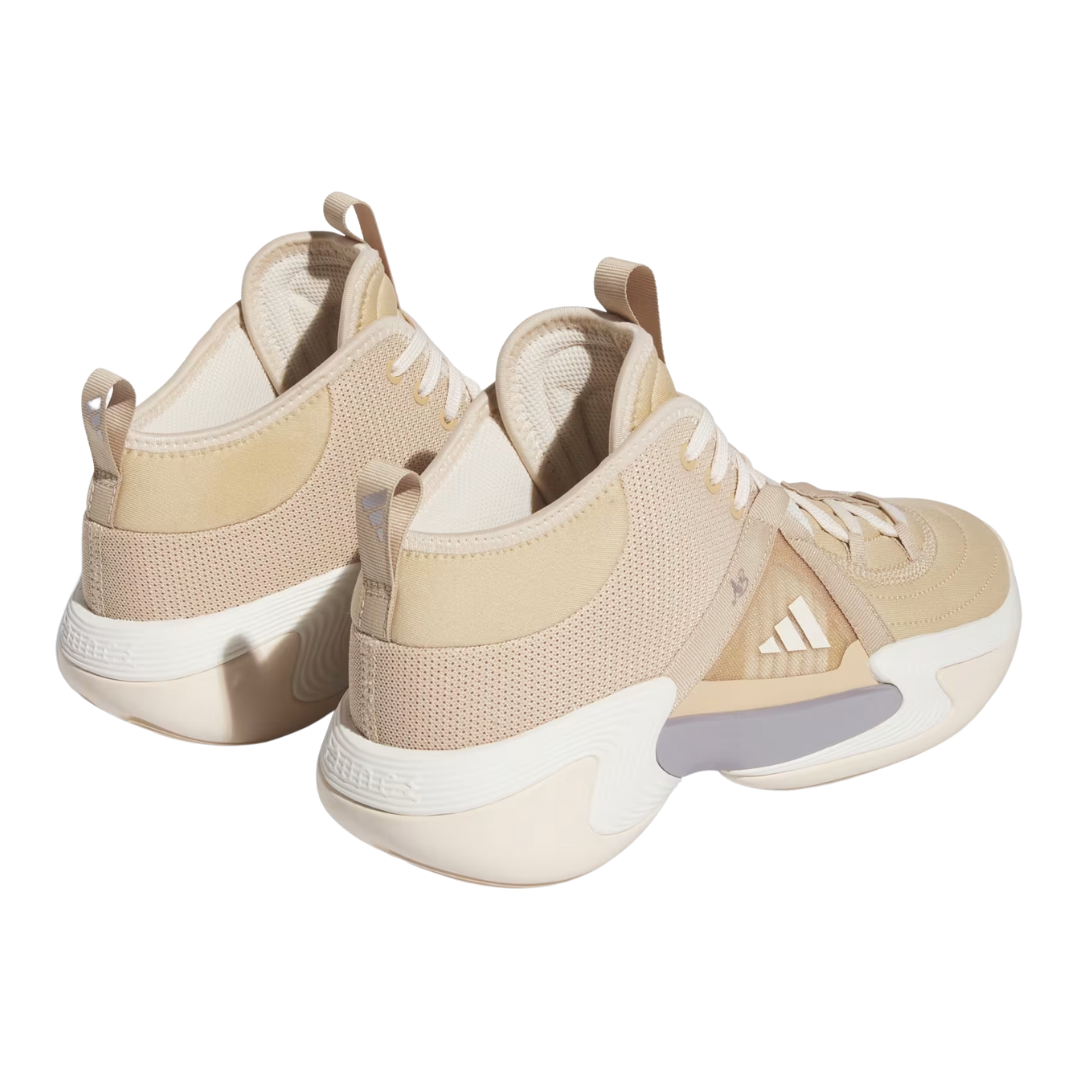 Adidas - Women's Candace Parker x Exhibit Select Mid 'Champagne' - Halo Ivory / Magic Beige / Off White