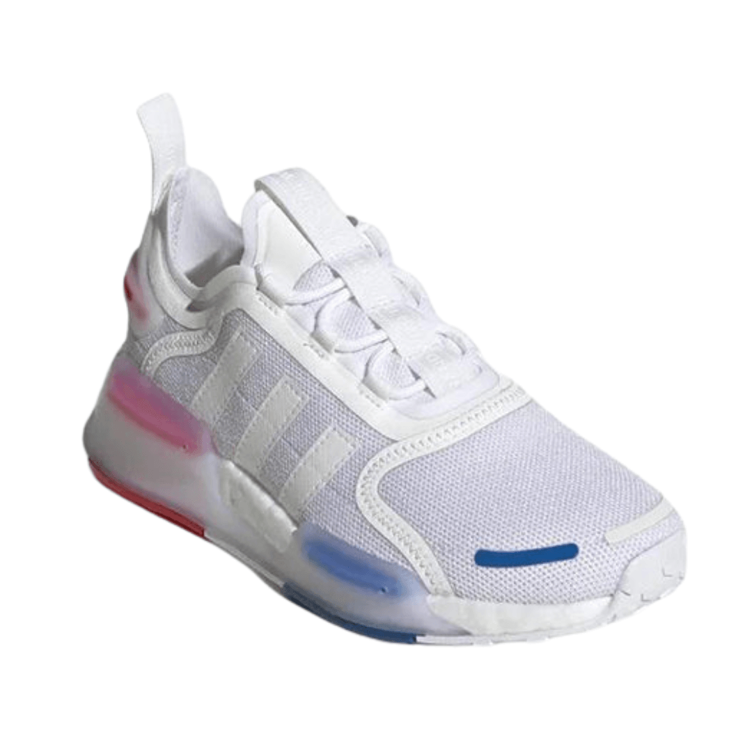 Adidas - Kid's NMD_V3 J 'Cloud White' - Cloud White / Cloud White / Cloud White