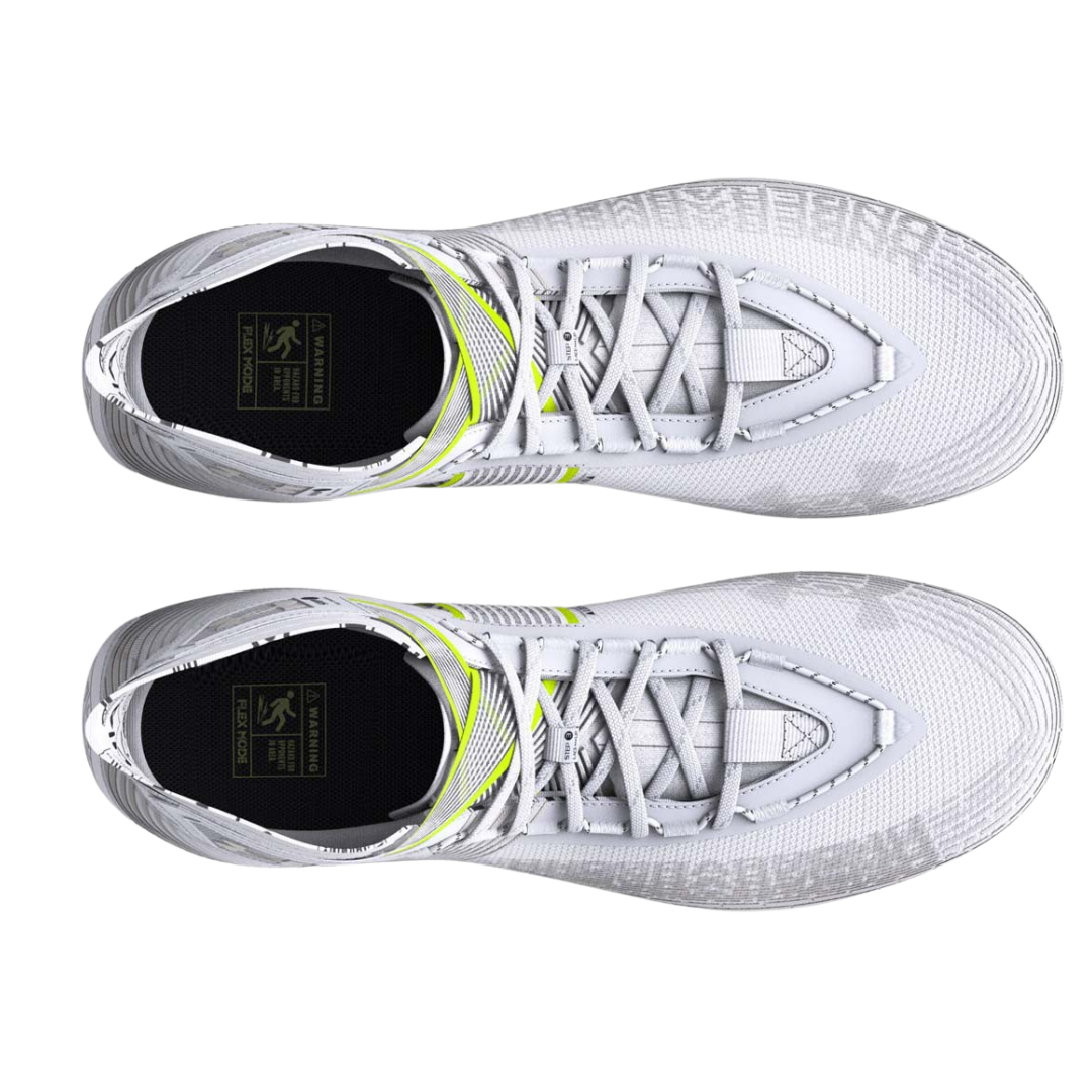 Under Armour - Men's Highlight MC 'White Silver Lime' - White / Metallic Silver