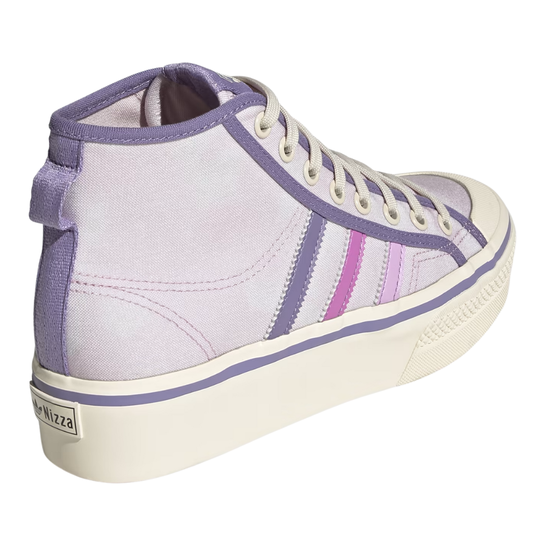 Adidas - Women's Nizza Platform Mid 'Almost Pink Pulse Lilac' - Almost Pink / Pulse Lilac / Wonder White