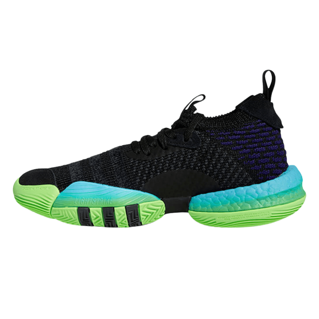 Adidas - Kid's Trae Young 2 'Trae - Tlien' - Core Black/ Core Black/ Team Solar Green