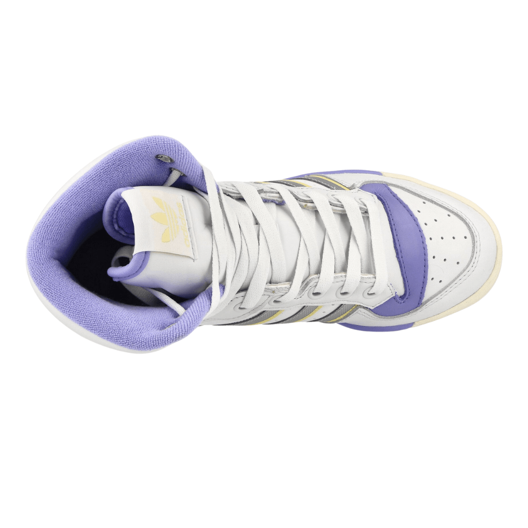 Adidas - Women's Rivalry High 'White Silver Lilac' - Crystal White / Silver Metallic / Cream White