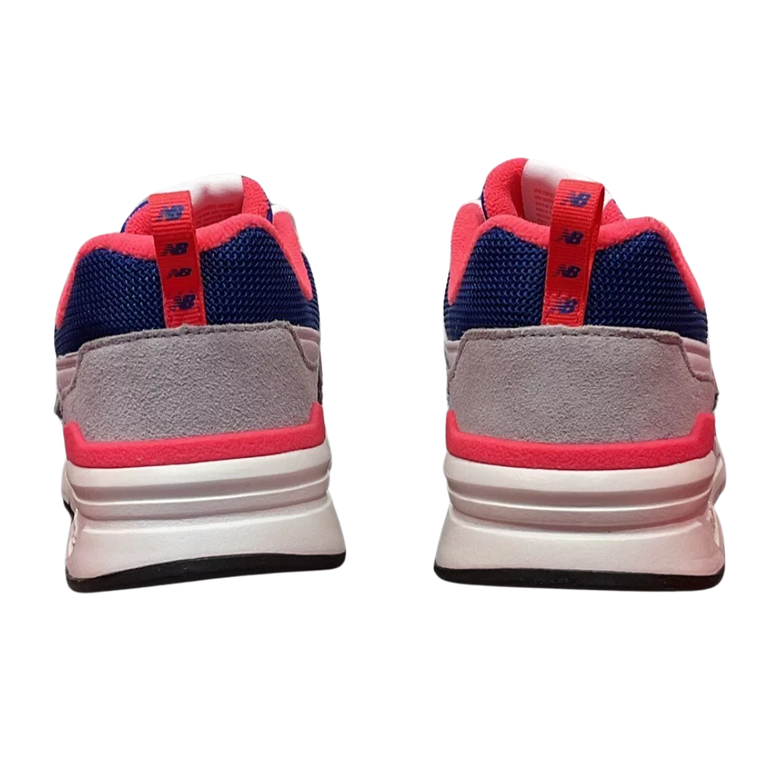 New Balance - Kid's 997H Big Kid 'White Laser Blue' - White / Laser Blue / Pink