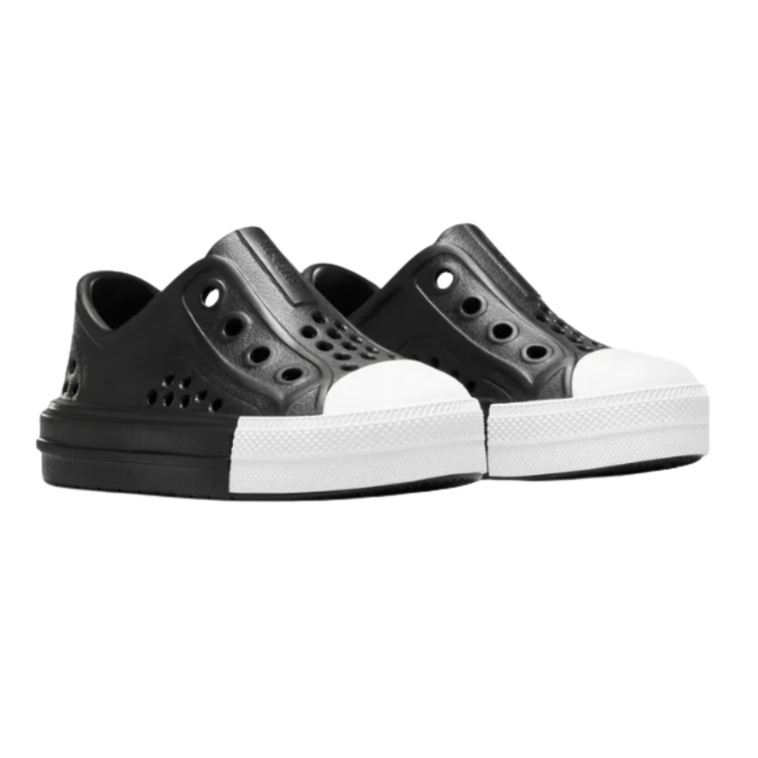 Converse - Kid's Chuck Taylor All Star Play Lite CX Low TD 'Black White' - Black / Black / White