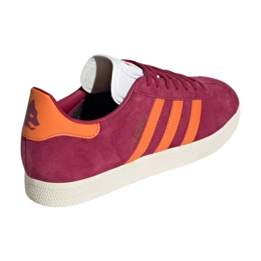 Adidas - Men's AS Roma x Gazelle 'Home Kit' - Legacy Burgundy / Unity Orange / Cream White