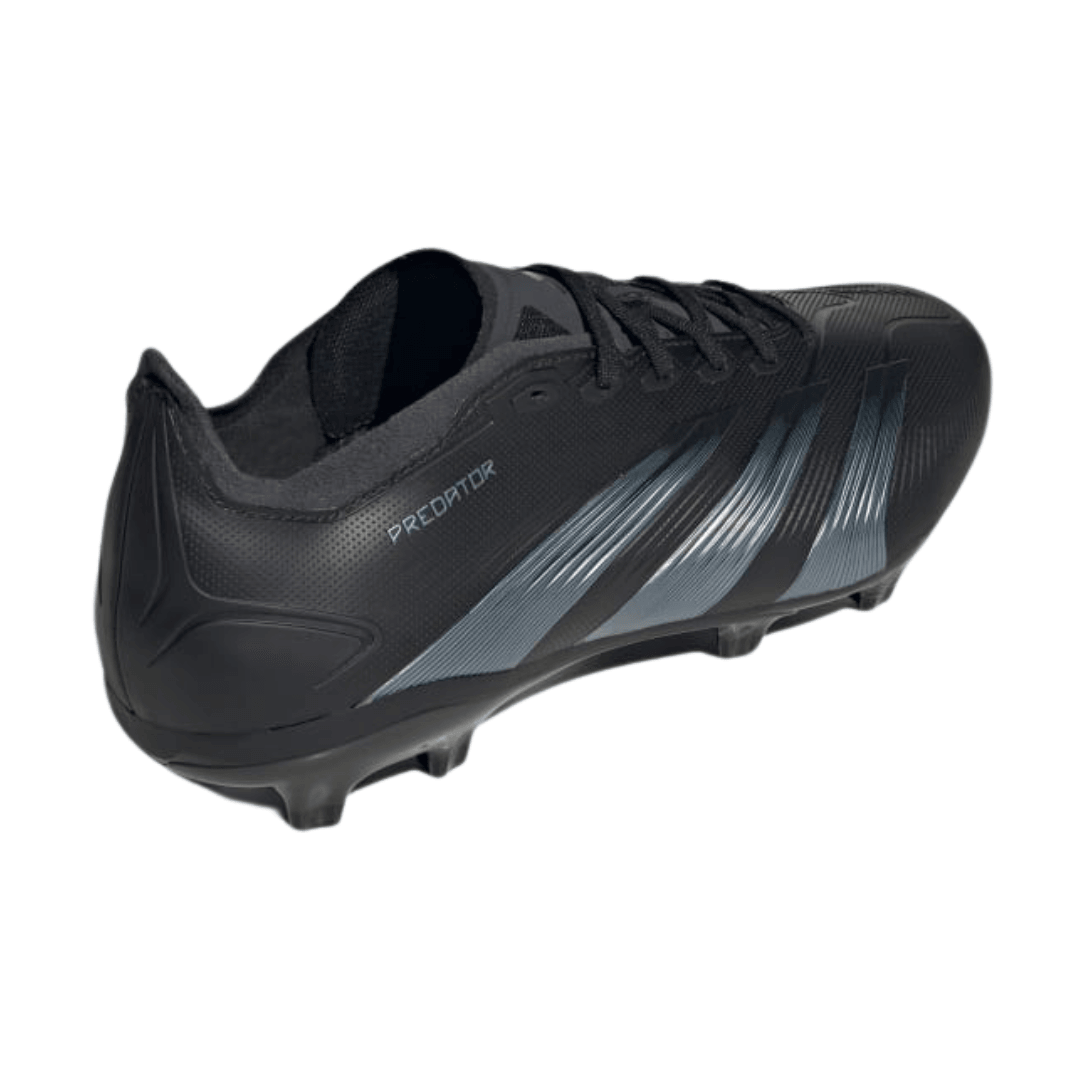 Adidas - Men's Predator 24 League Low FG 'Base Black Pack' - Core Black / Carbon / Core Black