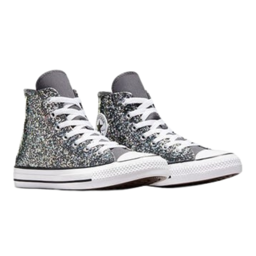 Converse - Kid's Chuck Taylor All Star Glitter - Dark Matter / White / Black