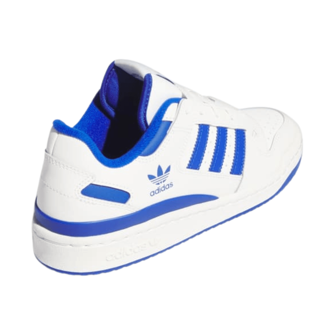 Adidas - Women's Forum Low CL Shoes -  Cloud White/ Royal Blue/ Cloud White