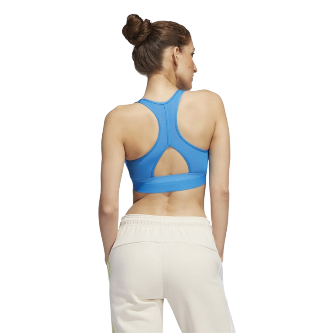 Adidas - Women's X Peloton Training Bra 'Capable of Greatness' - Blue