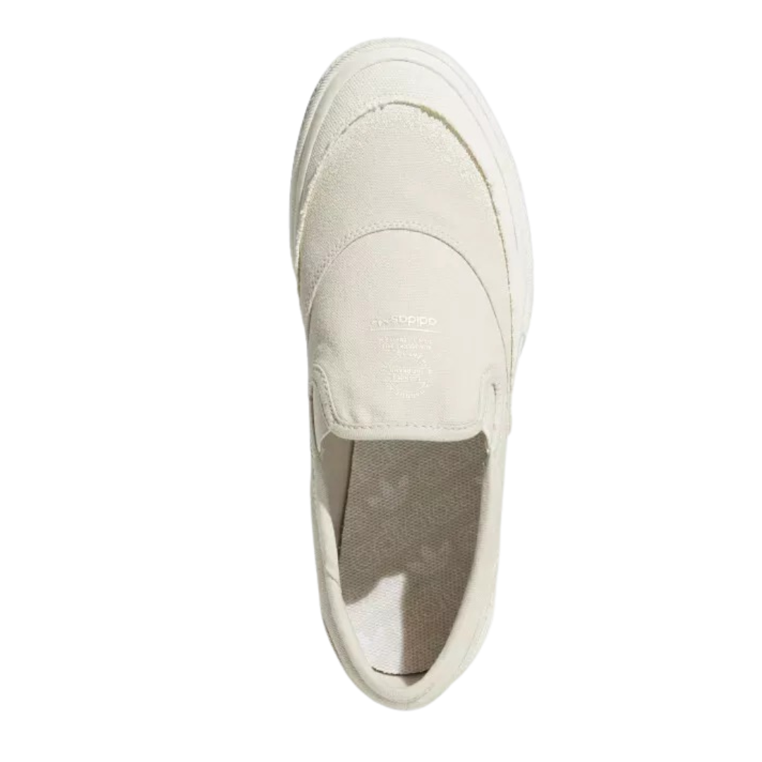 Adidas - Men's Nizza RF Slip-On 'Bliss White' - Bliss / Bliss / Chalk White