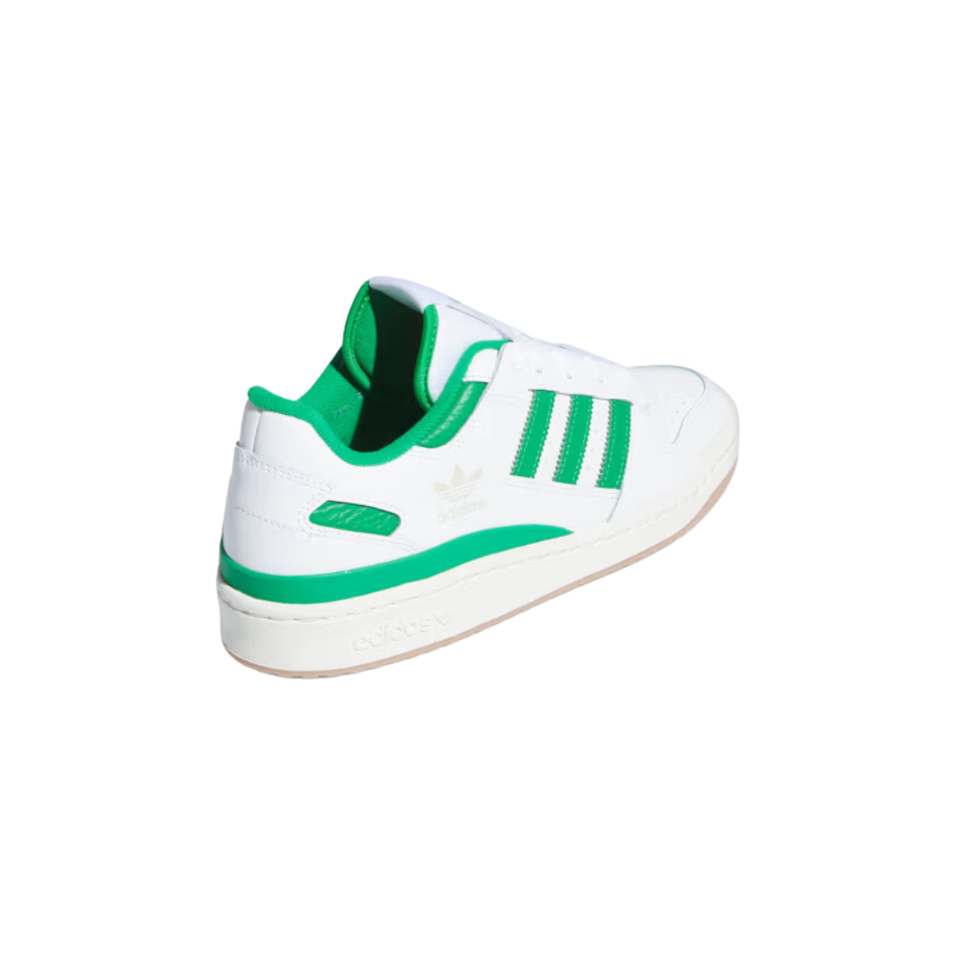 Adidas - Forum Low CL Shoes -Cloud White / Green / Cloud White