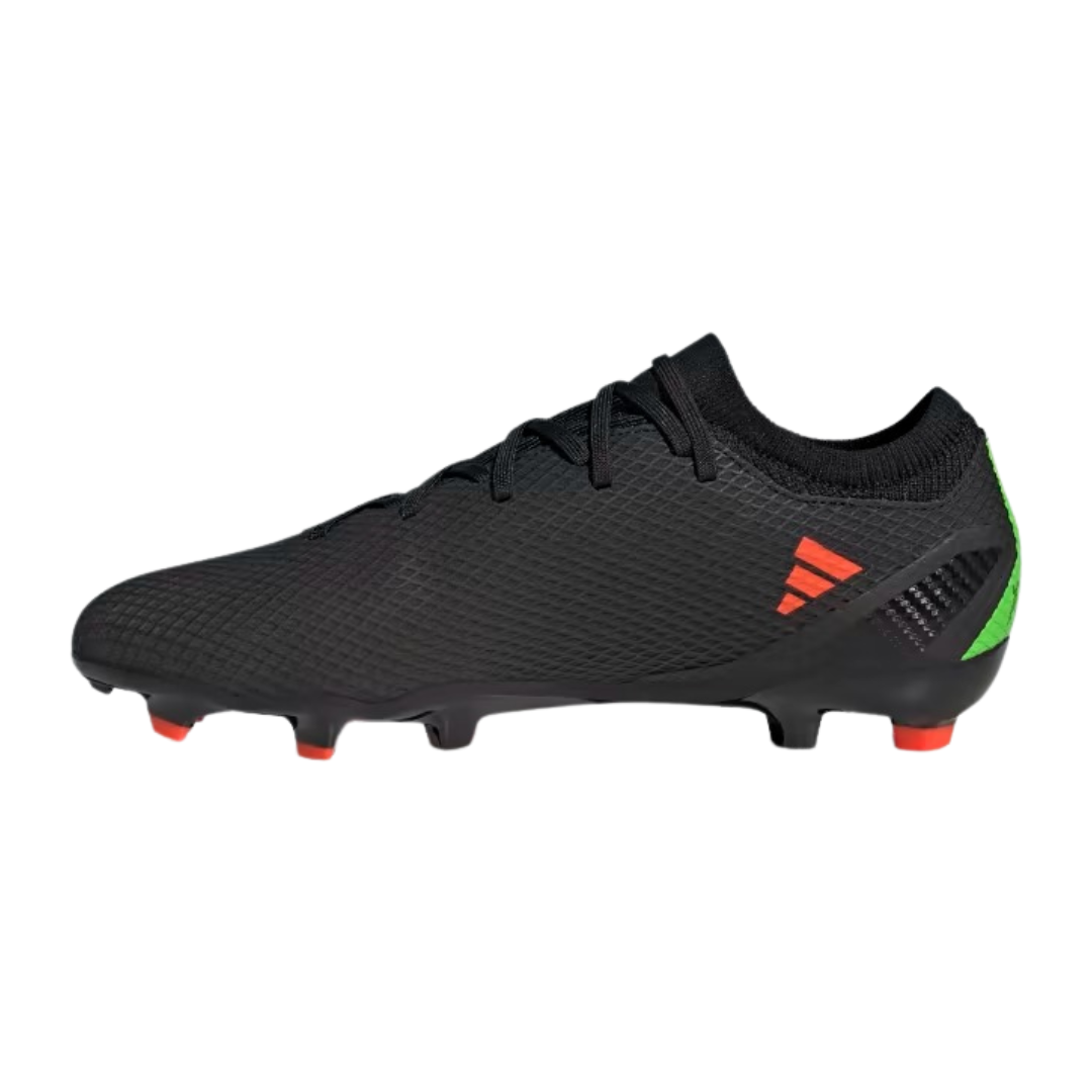 Adidas - Men's X Speedportal.3 FG 'Black Solar Red' - Core Black / Solar Red / Team Solar Green