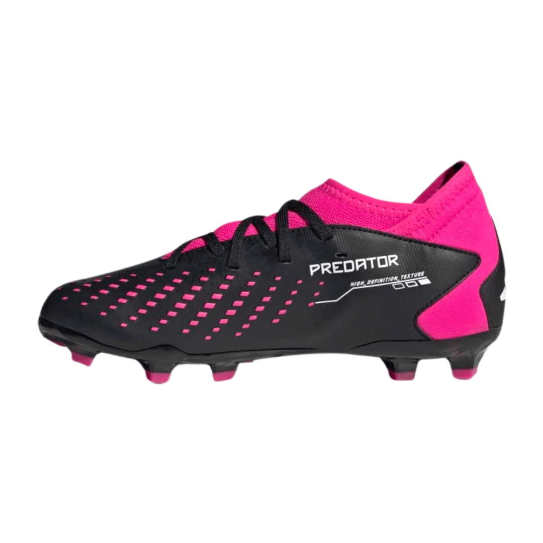 Adidas - Kid's  Predator Accuracy.3 FG J 'Own Your Football Pack' - Core Black / Cloud White / Team Shock Pink