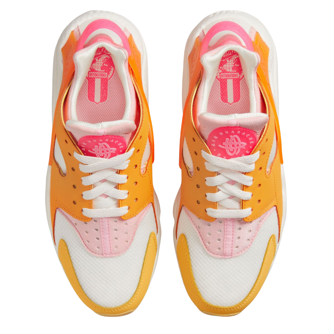 Nike - Women's Air Huarache 'Solar Flare Soft Pink' - Summit White / Solar Flare / Medium Soft Pink / Hyper Pink