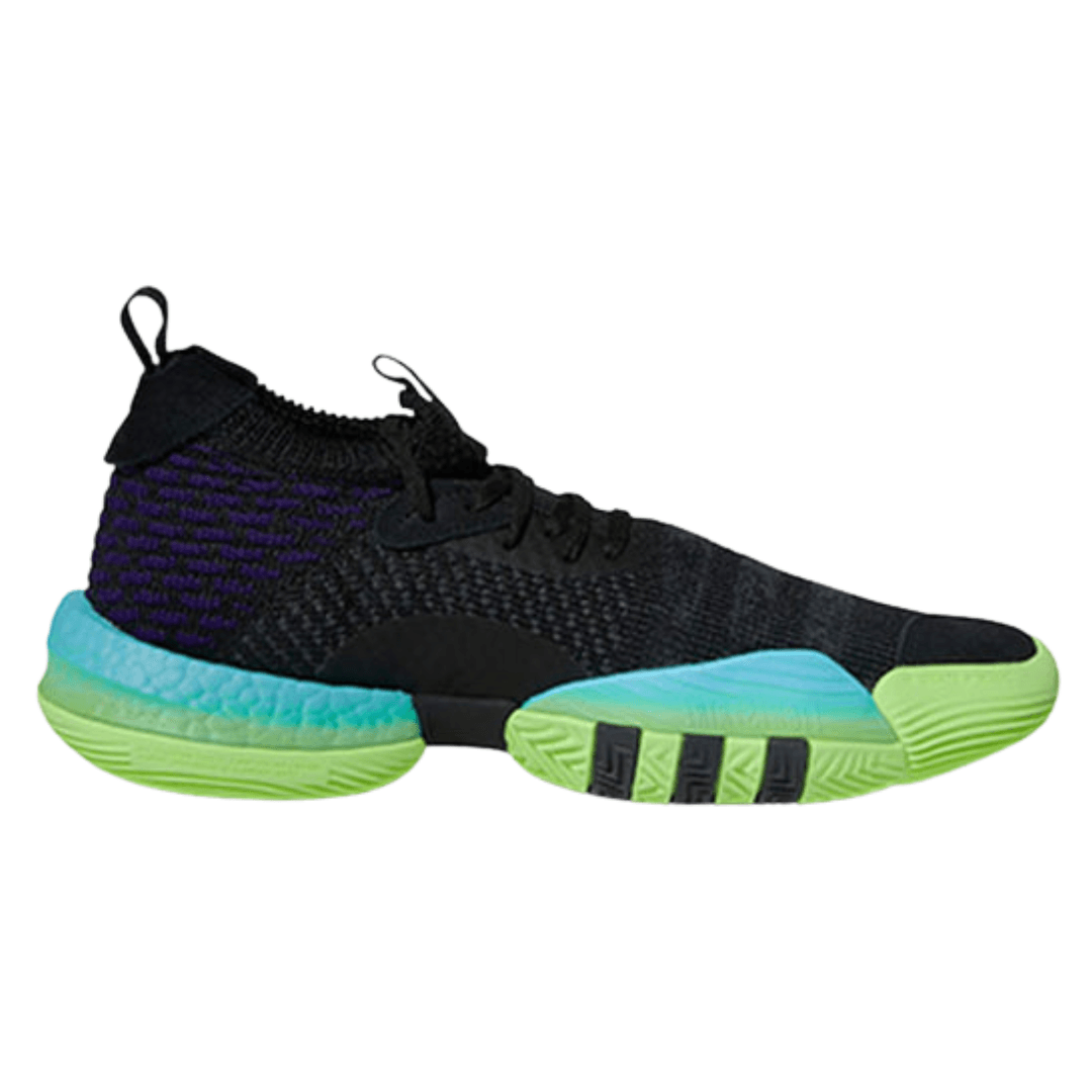 Adidas - Men's Trae Young 2 'Trae-Tlien' - Core Black / Core Black / Team Solar Green