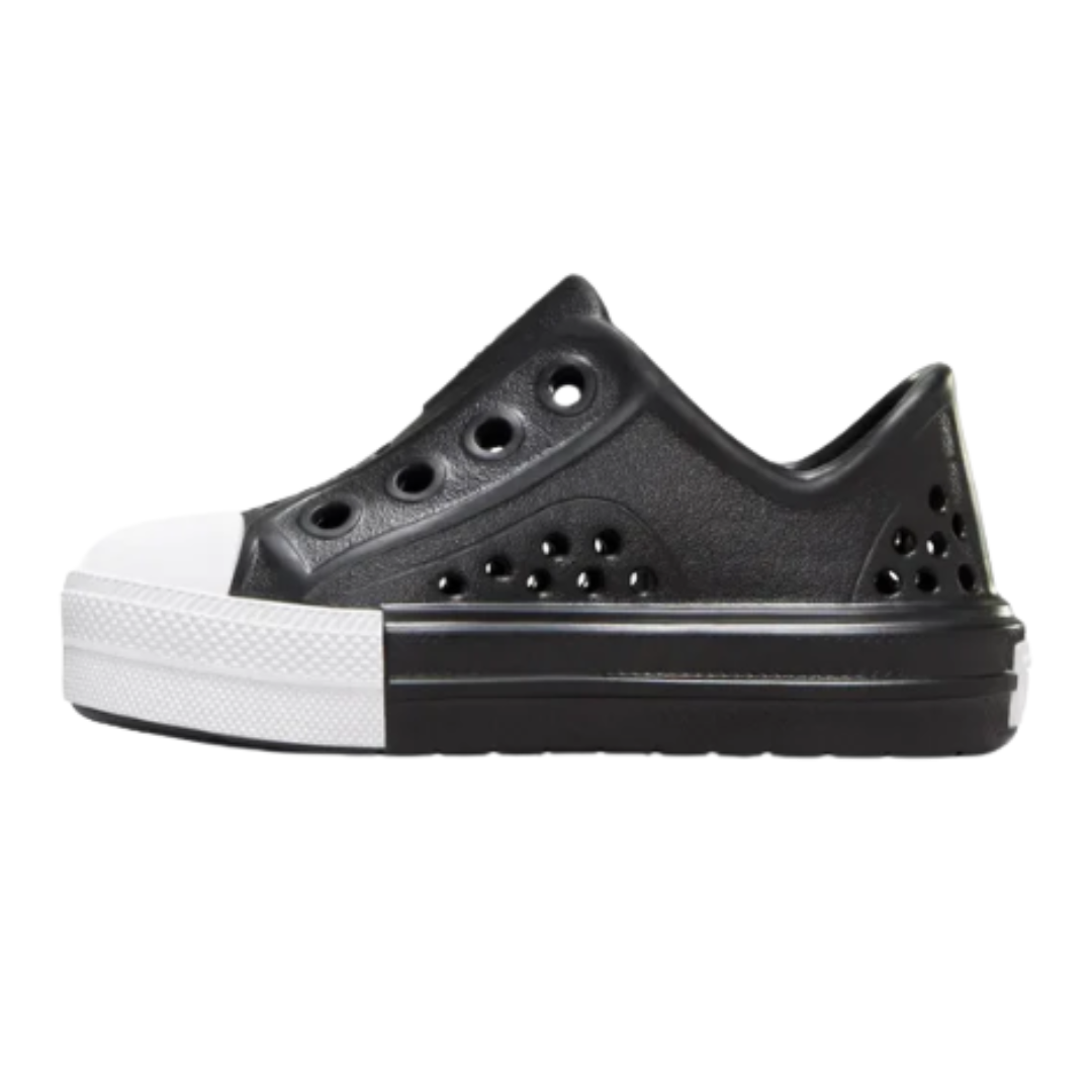 Converse - Kid's Chuck Taylor All Star Play Lite CX Low TD 'Black White' - Black / Black / White