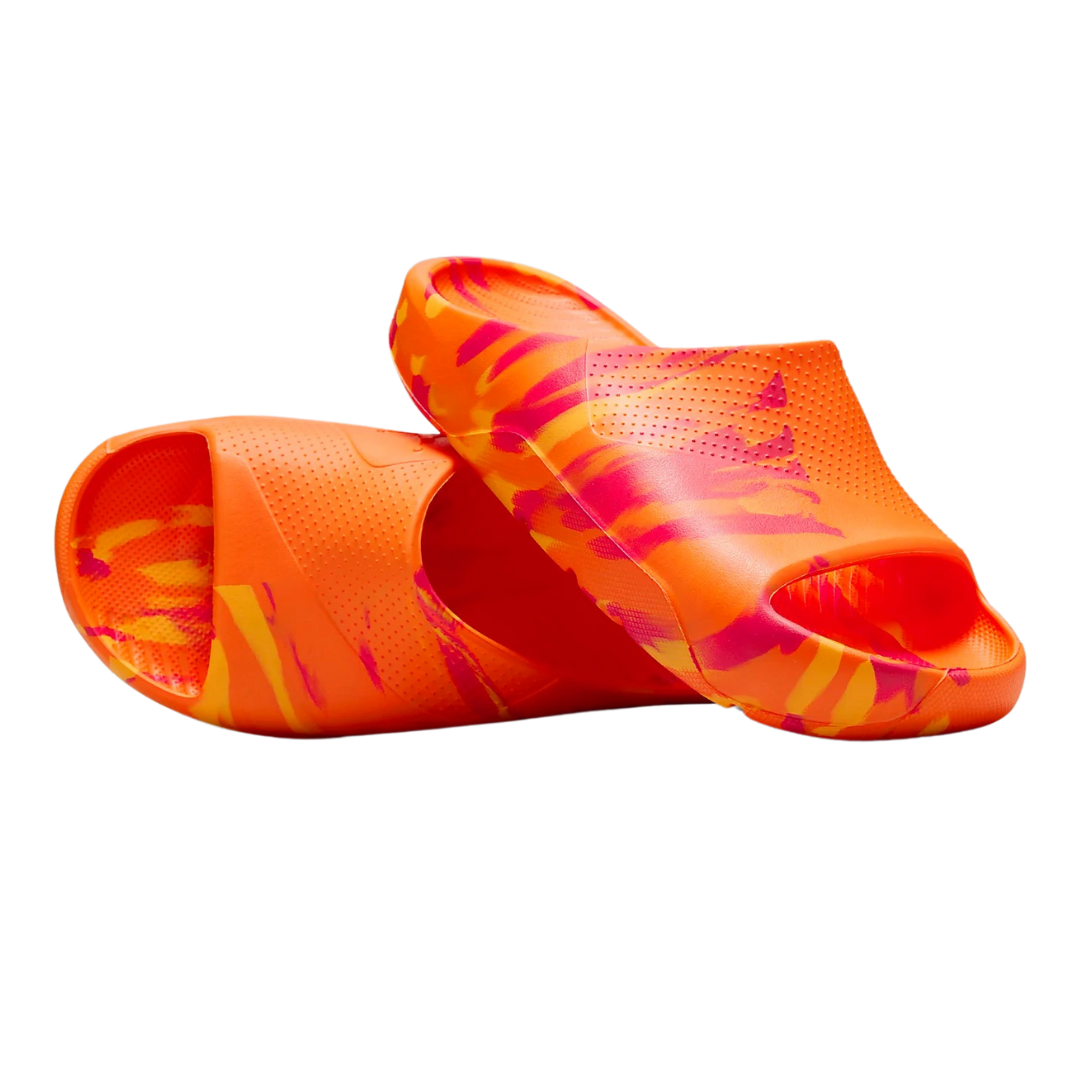 Jordan - Kid's Jordan Post Slide GS 'Orange Blaze Marbled' - Orange Blaze / University Red / Orange Peel