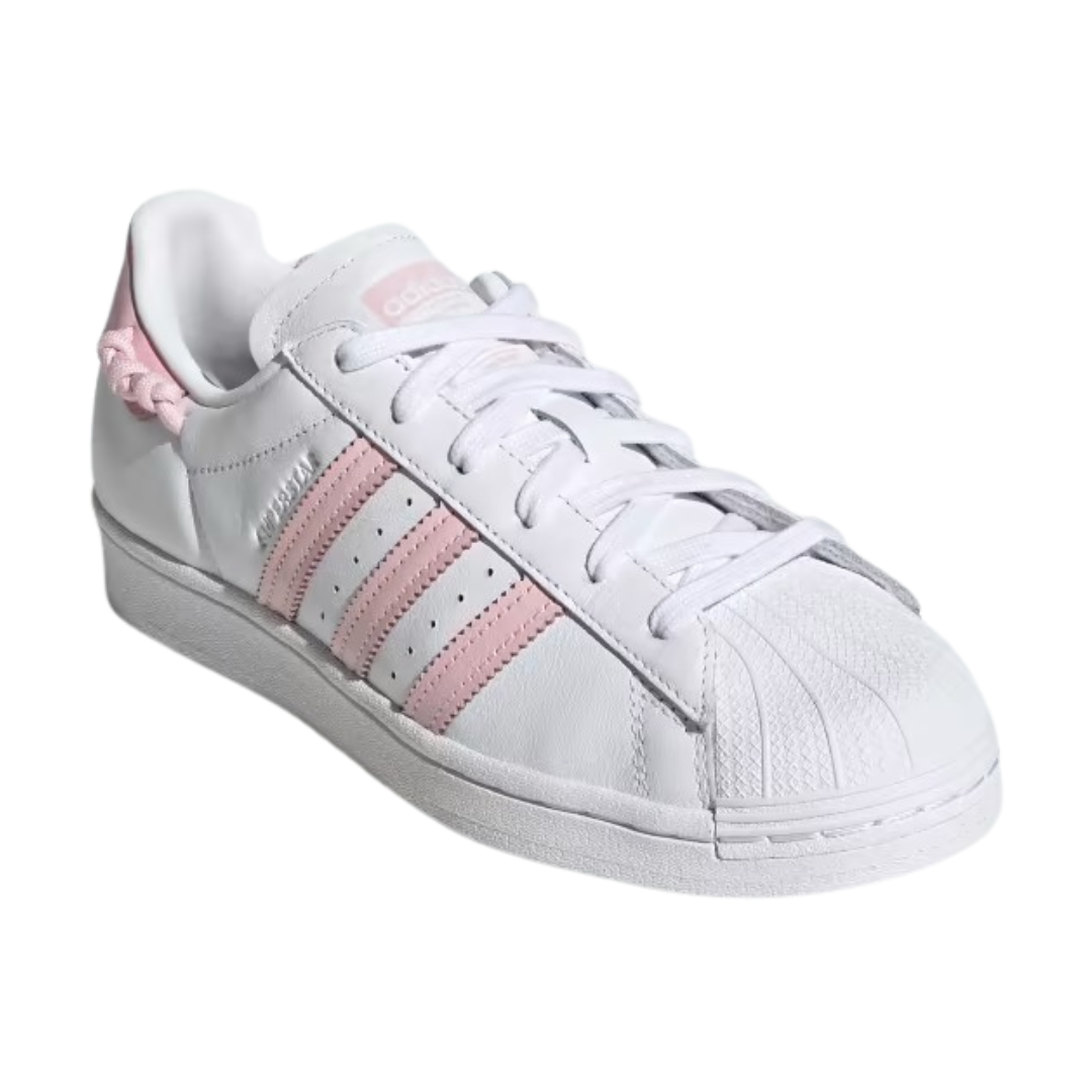 Adidas - Women's Superstar 'Knotted Rope - White Clear Pink' - Cloud White / Clear Pink / Cloud White