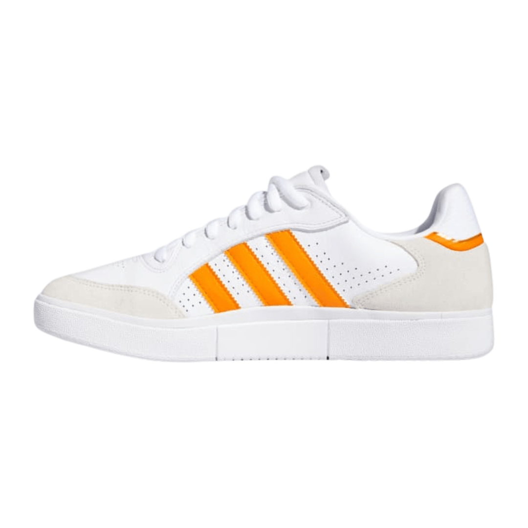 Adidas - Men's Tyshawn Low 'White Orange Gold' - Cloud White/ Crystal White / Gold Metallic