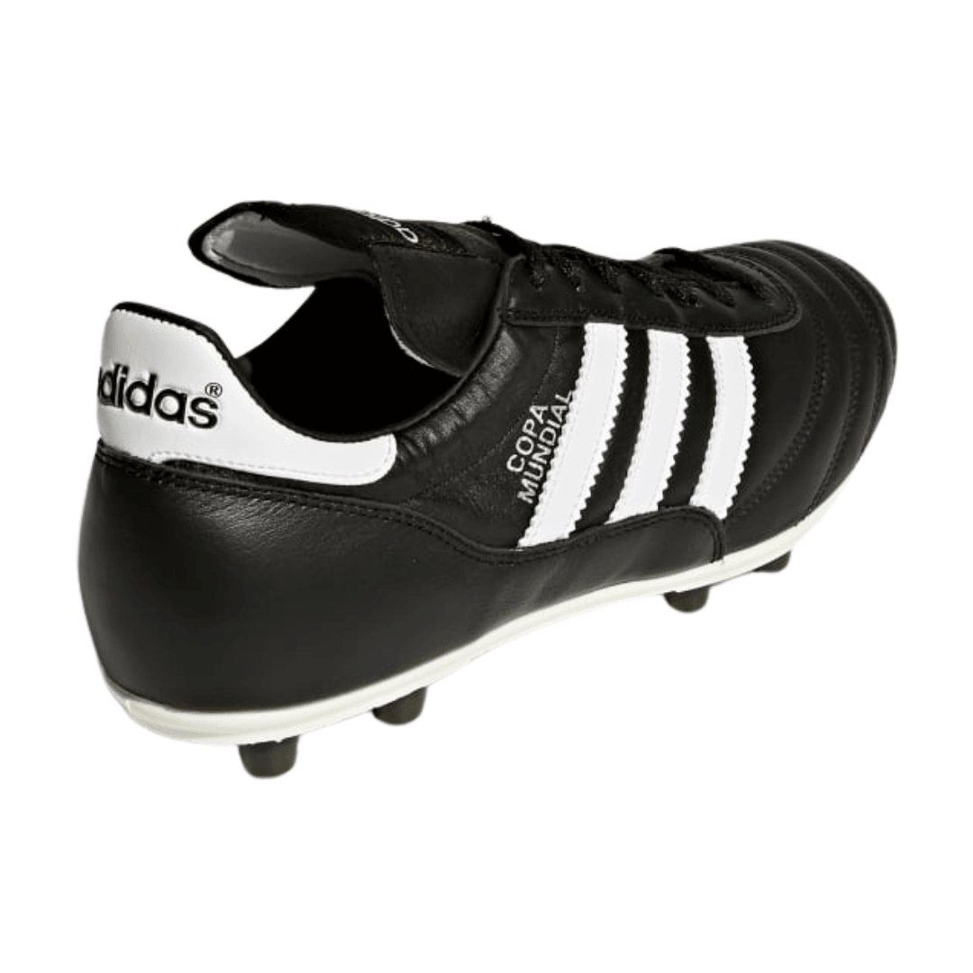 Adidas - Men's Copa Mundial Leather FG Cleats -  Black / Cloud White / Black