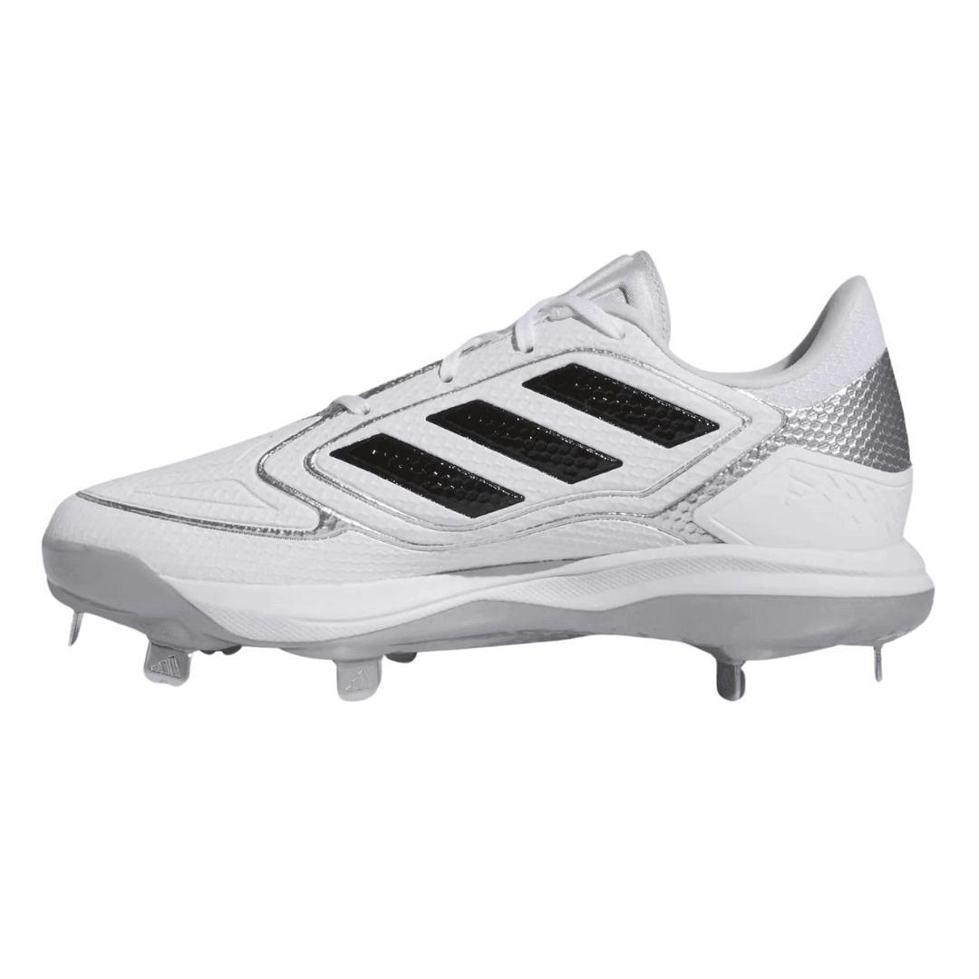 Adidas - Women's Adizero PureHustle 3 'White Black Silver' - Cloud White / Core Black / Silver Metallic