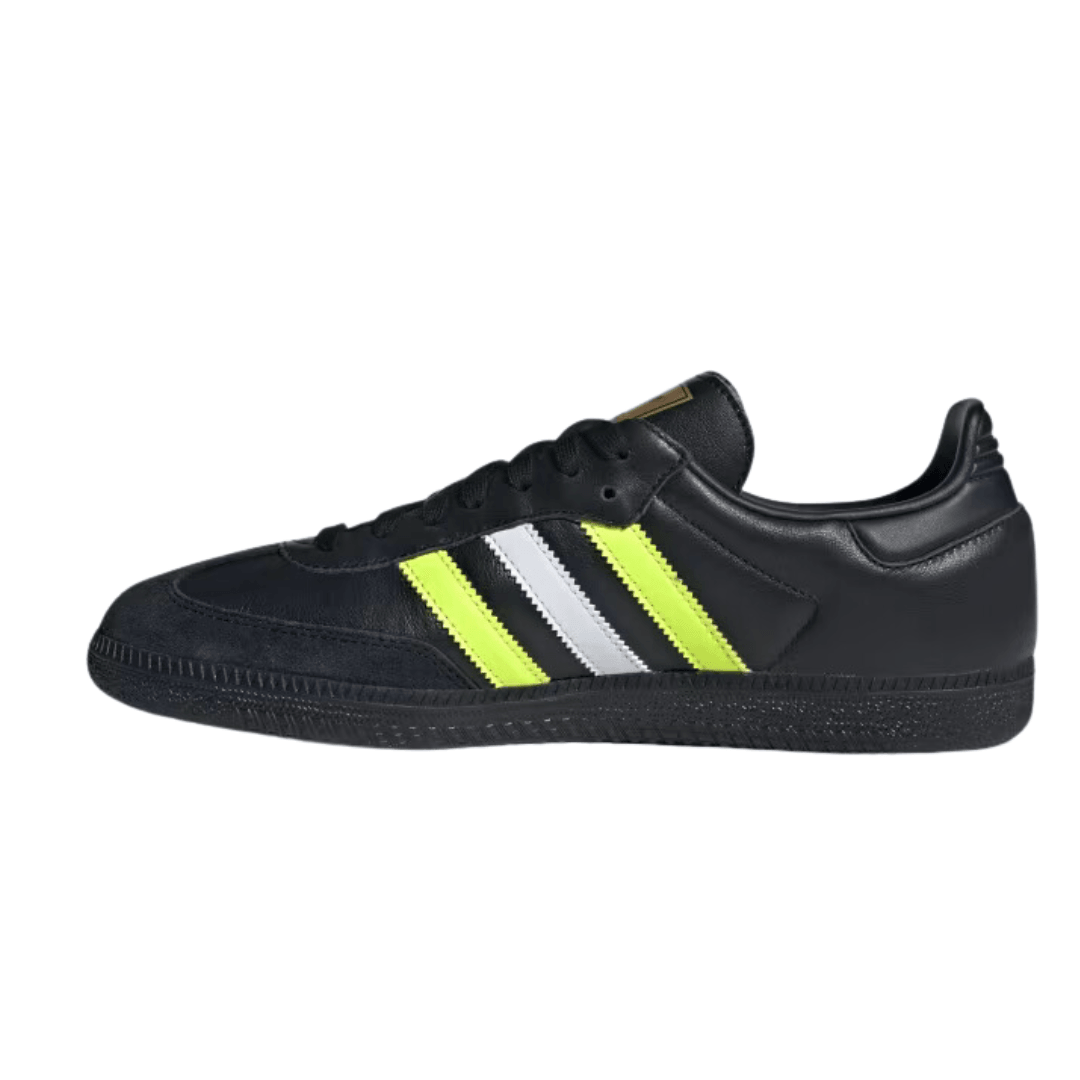 Adidas - Men's Samba OG Shoes - Core Black / Solar Yellow / Matte Gold