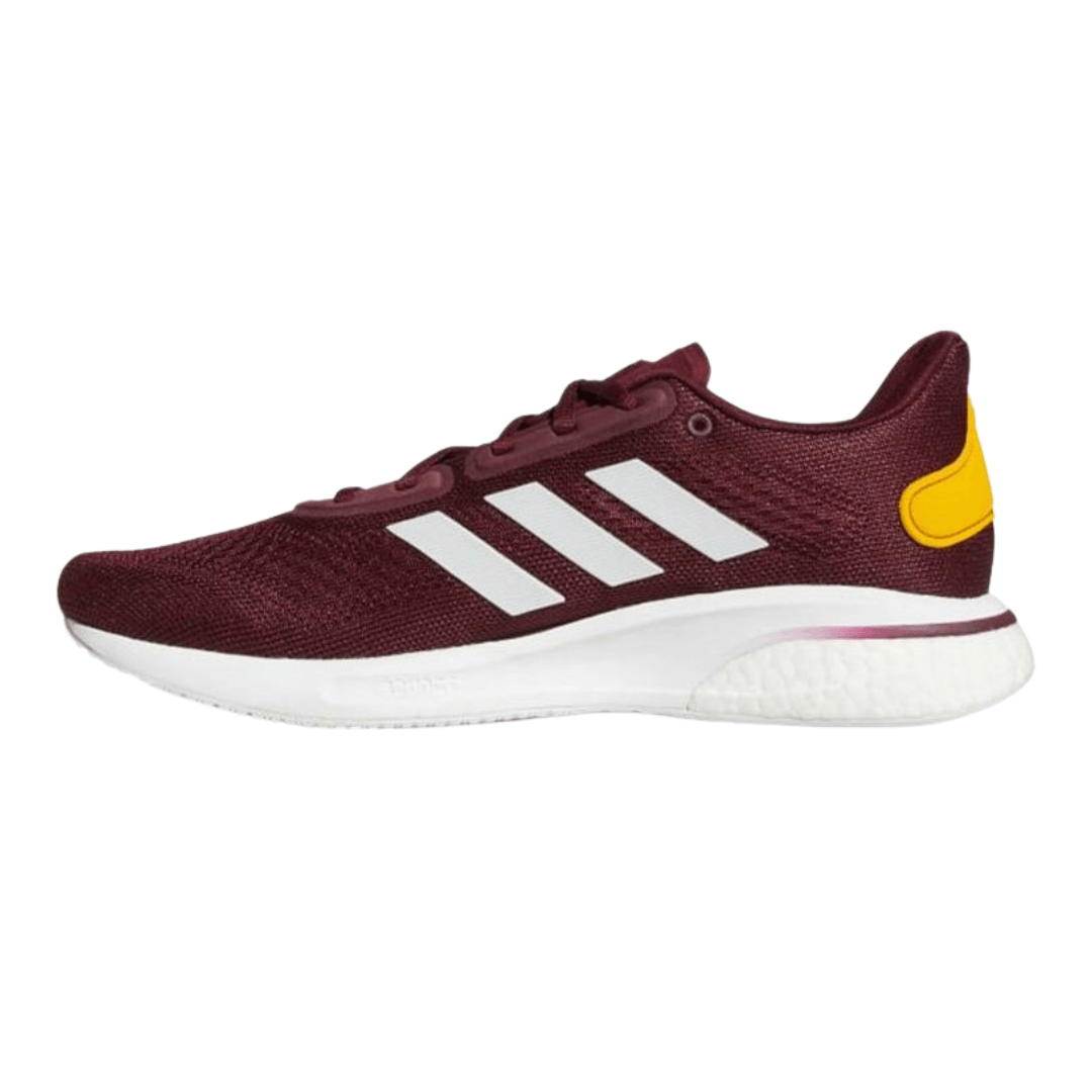 Adidas - Men's Supernova 'Sun Devils' Running Shoes - Deep Red / Burgundy