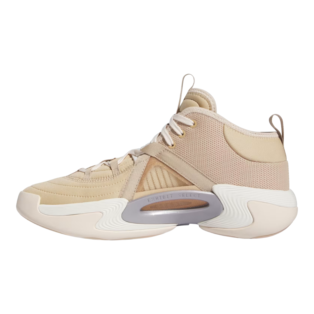 Adidas - Women's Candace Parker x Exhibit Select Mid 'Champagne' - Halo Ivory / Magic Beige / Off White