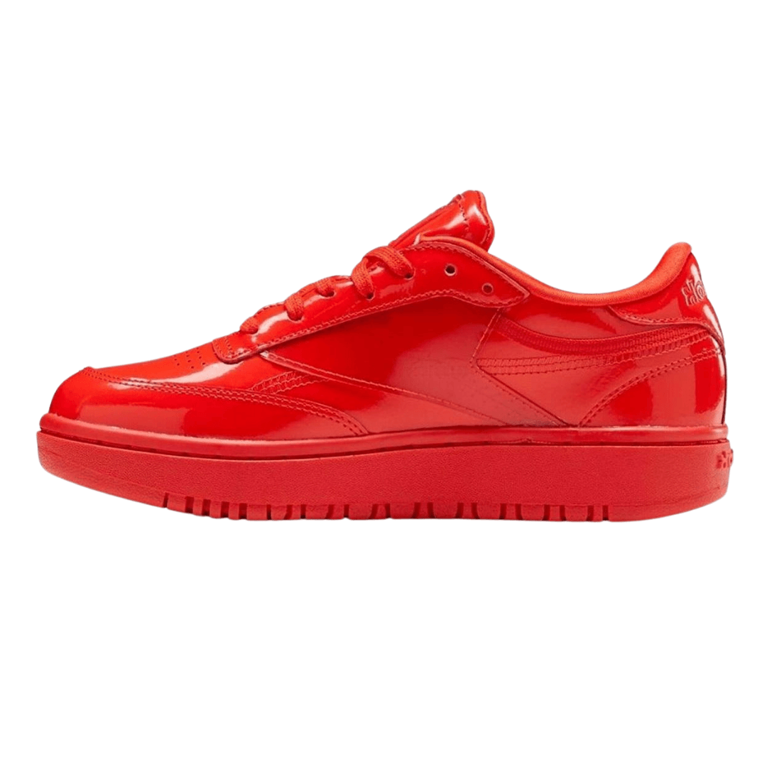 Reebok - Women's Cardi B x Wmns Club C Double 'Instinct Red' - Instinct Red / Instinct Red / Instinct Red