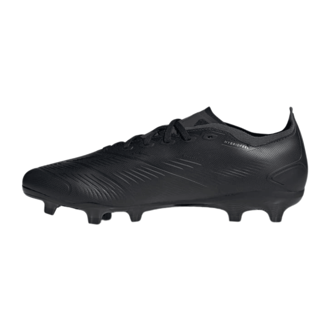 Adidas - Men's Predator 24 League Low FG 'Base Black Pack' - Core Black / Carbon / Core Black