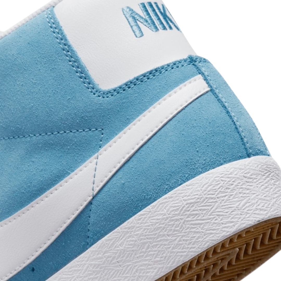 Nike - Men's Zoom Blazer Mid SB 'Cerulean' - Cerulean / Cerulean / White / White