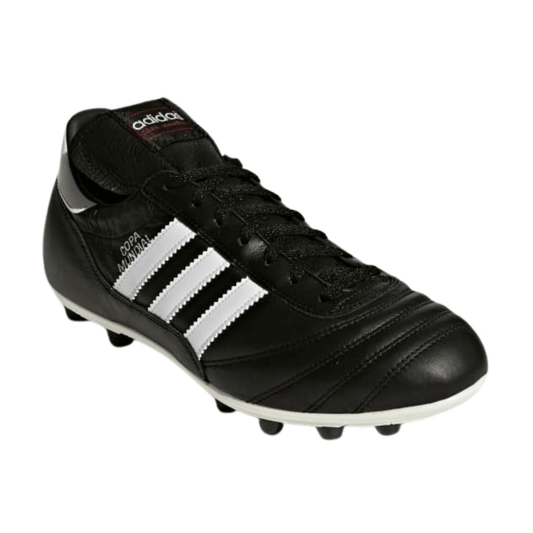 Adidas - Men's Copa Mundial Leather FG Cleats -  Black / Cloud White / Black