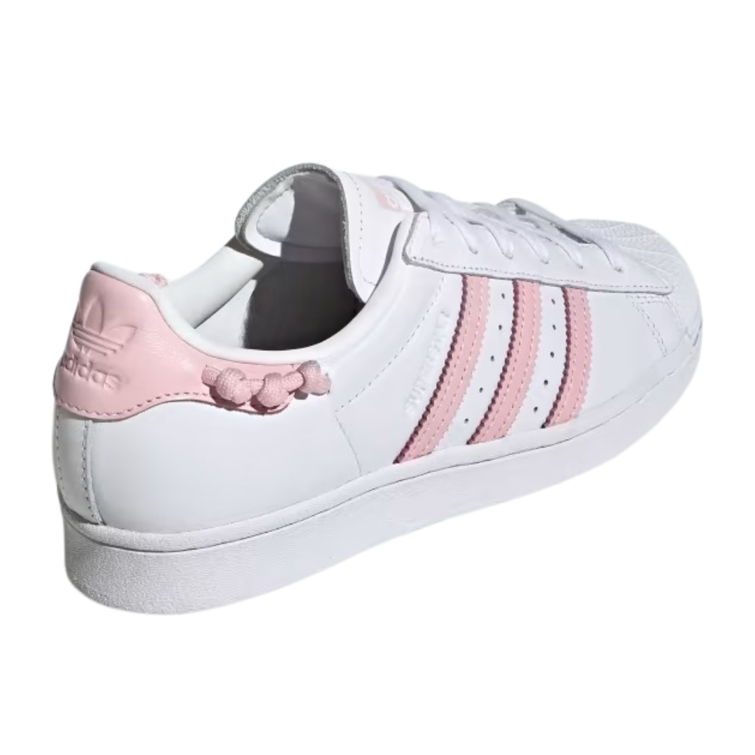 Adidas - Women's Superstar 'Knotted Rope - White Clear Pink' - Cloud White / Clear Pink / Cloud White