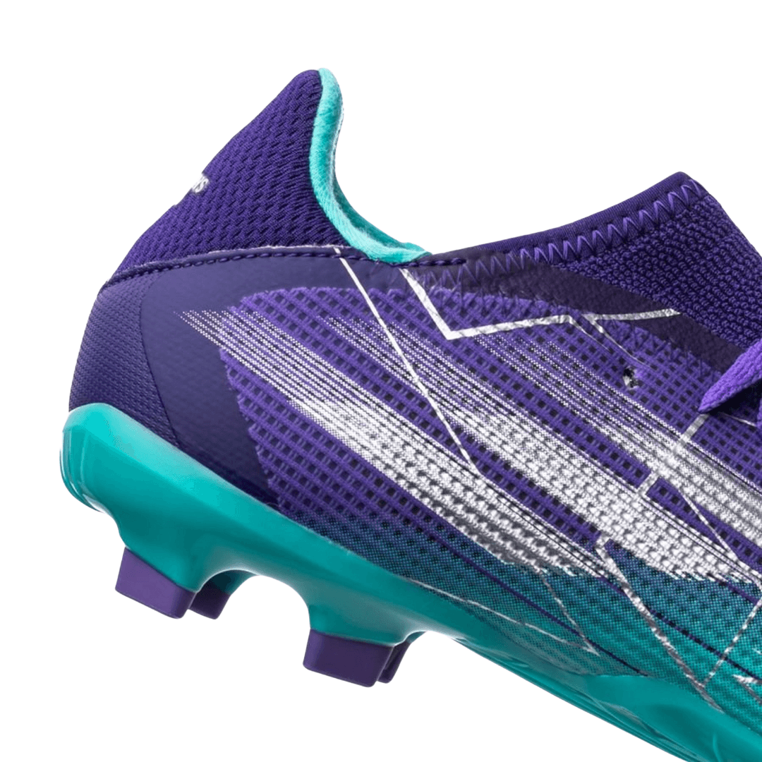 Adidas - Kid's X Speedflow .3 FG Champions Code - Purple Rush / Silver Metallic / Mint Rush Kids