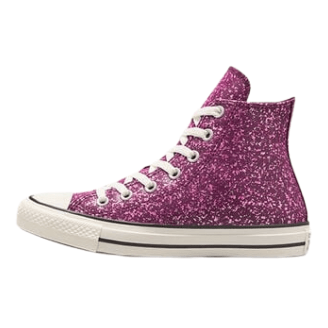 Converse - Women's Chuck Taylor All Star High 'Glitter - Orchid Abyss' - Orchid Abyss / Egret / Black