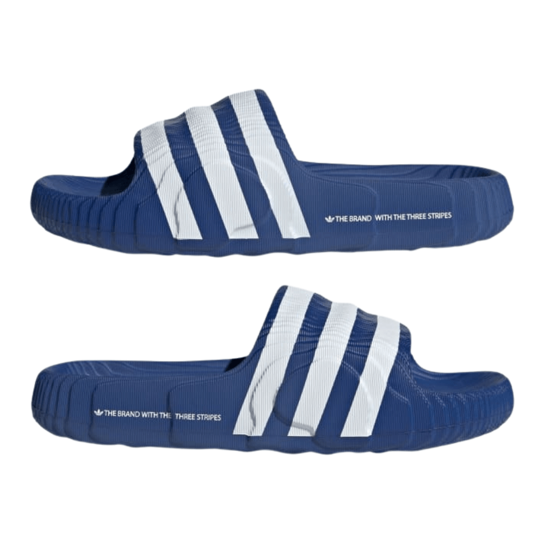 Adidas - Men's Adilette 22 Slide 'Royal Blue White' - Royal Blue / Royal Blue / Cloud White