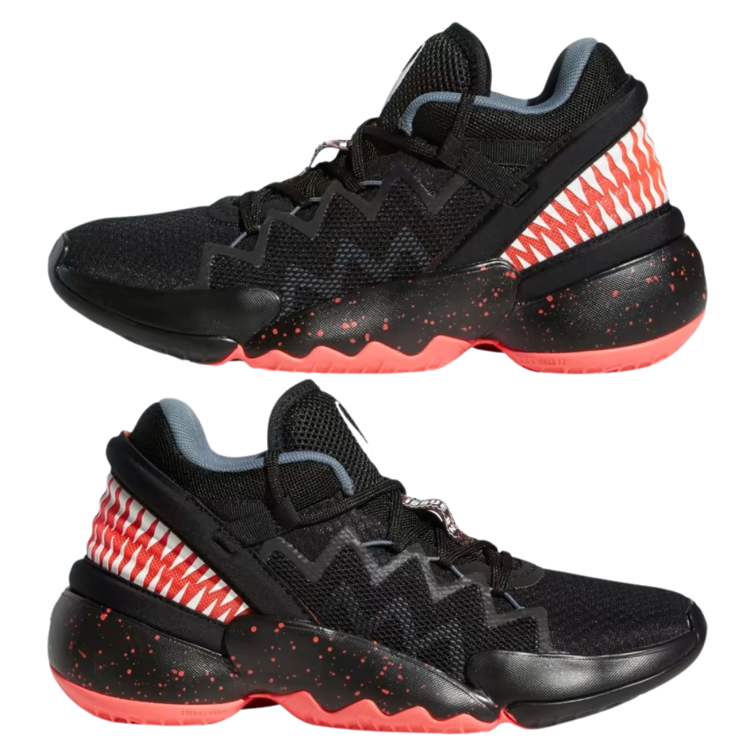 Adidas - Kid's Marvel x D.O.N. Issue #2 J 'Venom' - Core Black / Signal Pink / Cloud White