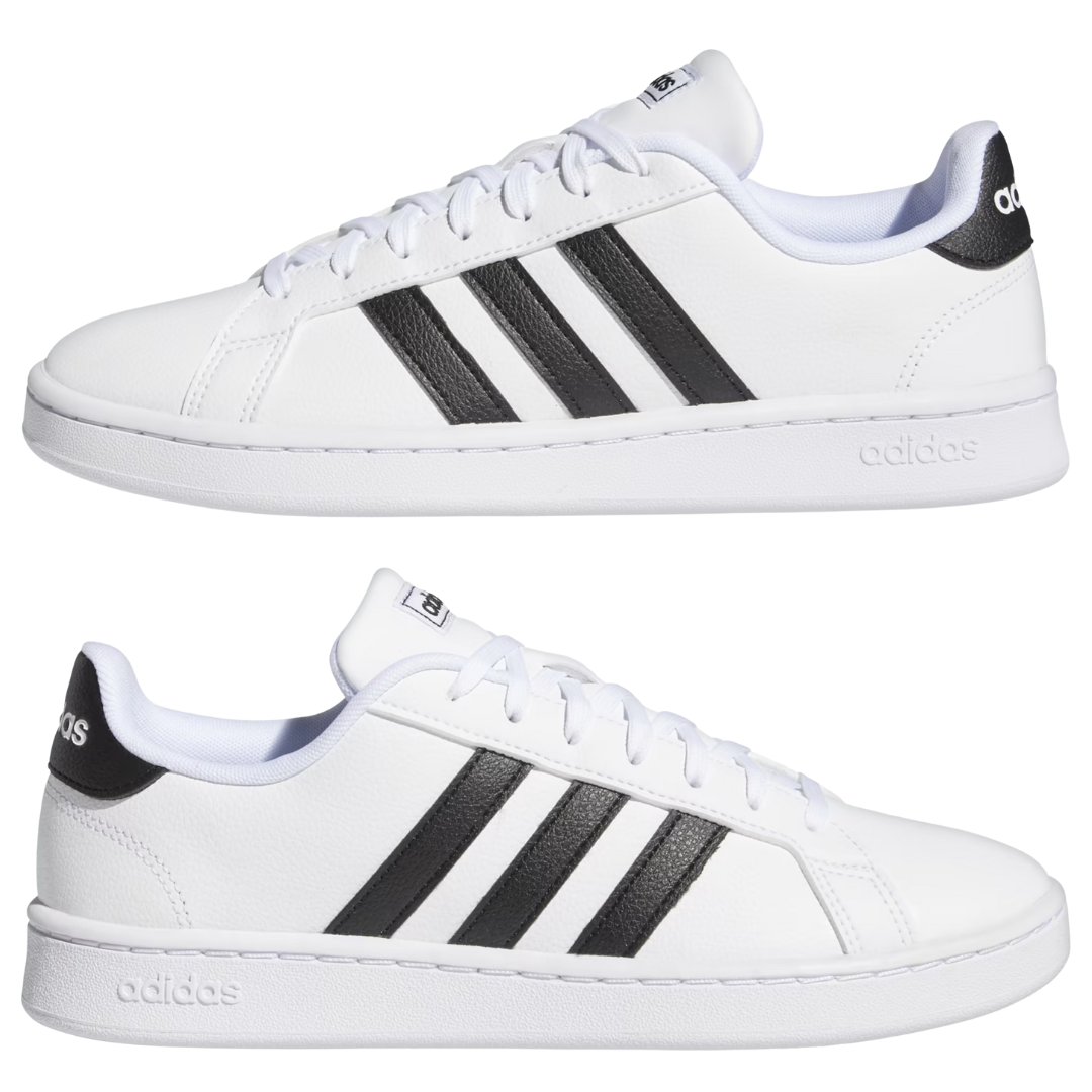 Adidas - Women's Grand Court 'Footwear White' - Footwear White / Core Black / Footwear White