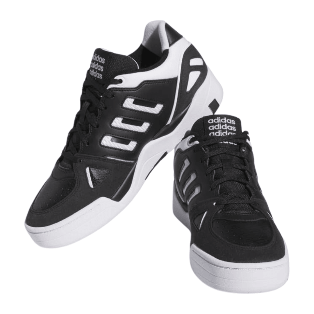 Adidas - Men's Midcity Low 'Black White' - Core Black / Cloud White / Core Black