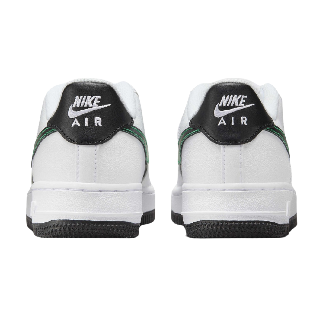 Nike - Kid's Air Force 1 LV8 2 GS 'White Black Malachite' - White/Black / Malachite / Stadium Green