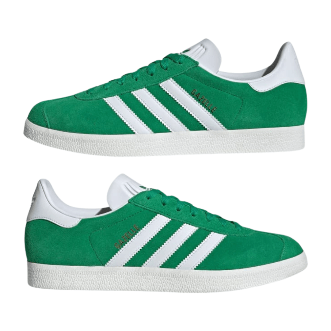 Adidas - Men's Gazelle 'Green White' - Green / Cloud White / Core White