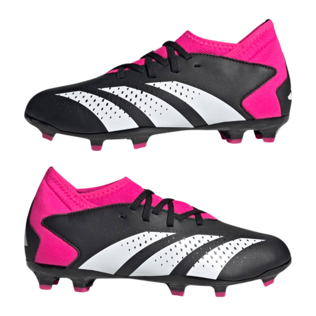 Adidas - Kid's  Predator Accuracy.3 FG J 'Own Your Football Pack' - Core Black / Cloud White / Team Shock Pink