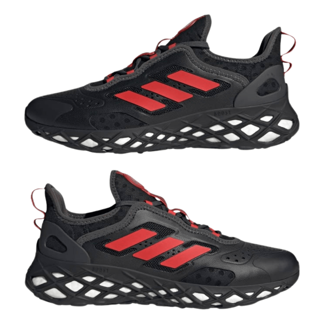 Adidas- Men`s Web Boost 'Black Red' - Core Black / Red / Carbon