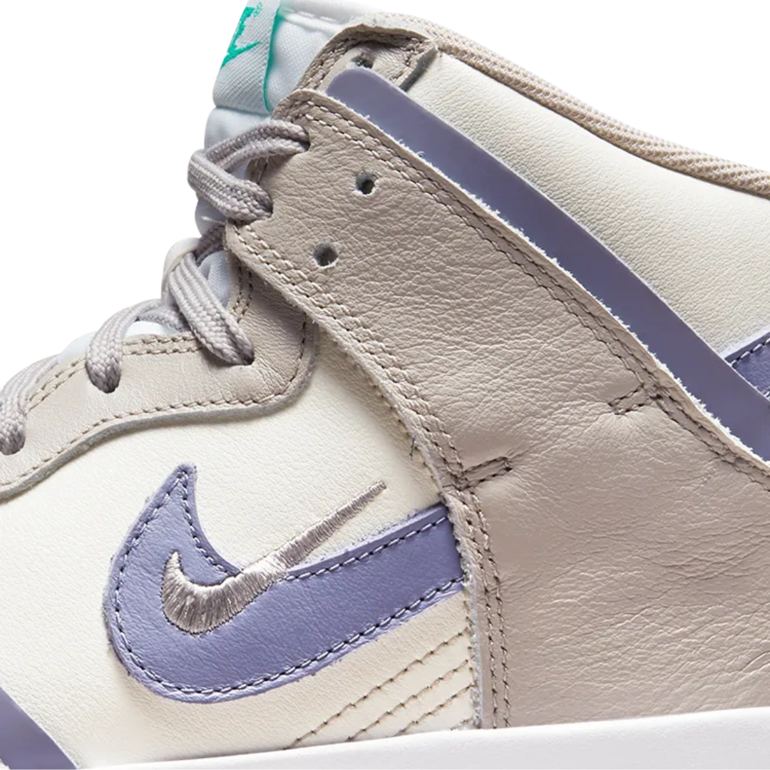 Nike - Women's Dunk High Up 'Iron Purple' - Sail / Iron Purple / College Grey