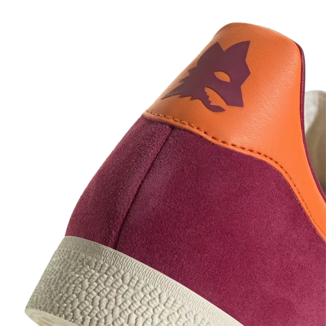 Adidas - Men's AS Roma x Gazelle 'Home Kit' - Legacy Burgundy / Unity Orange / Cream White