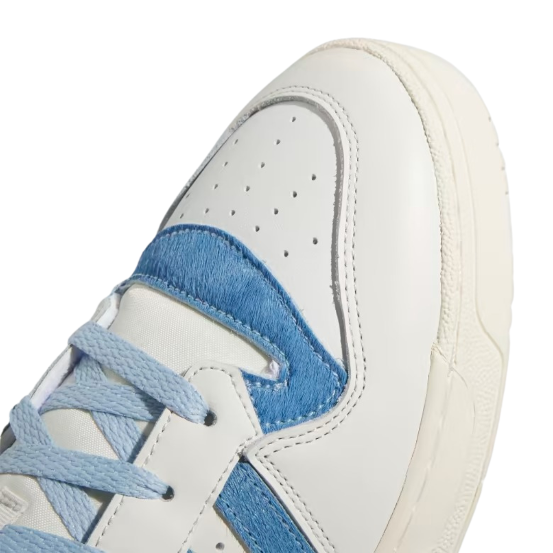 Adidas - Men's Rivalry Low 86 'Off White Clear Sky Pony-Hair' - Off White / Clear Sky / Orbit Grey