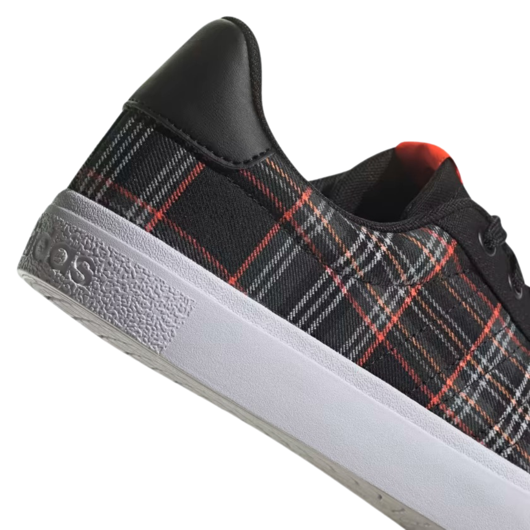 Adidas - Men's Vulc Raid3r 'Black Orange Plaid' - Core Black / Grey Six / Grey Two