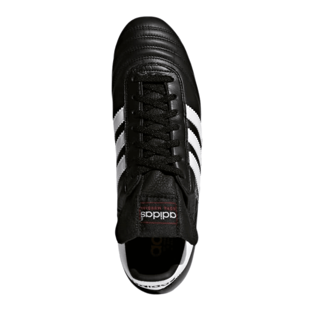 Adidas - Men's Copa Mundial Leather FG Cleats -  Black / Cloud White / Black